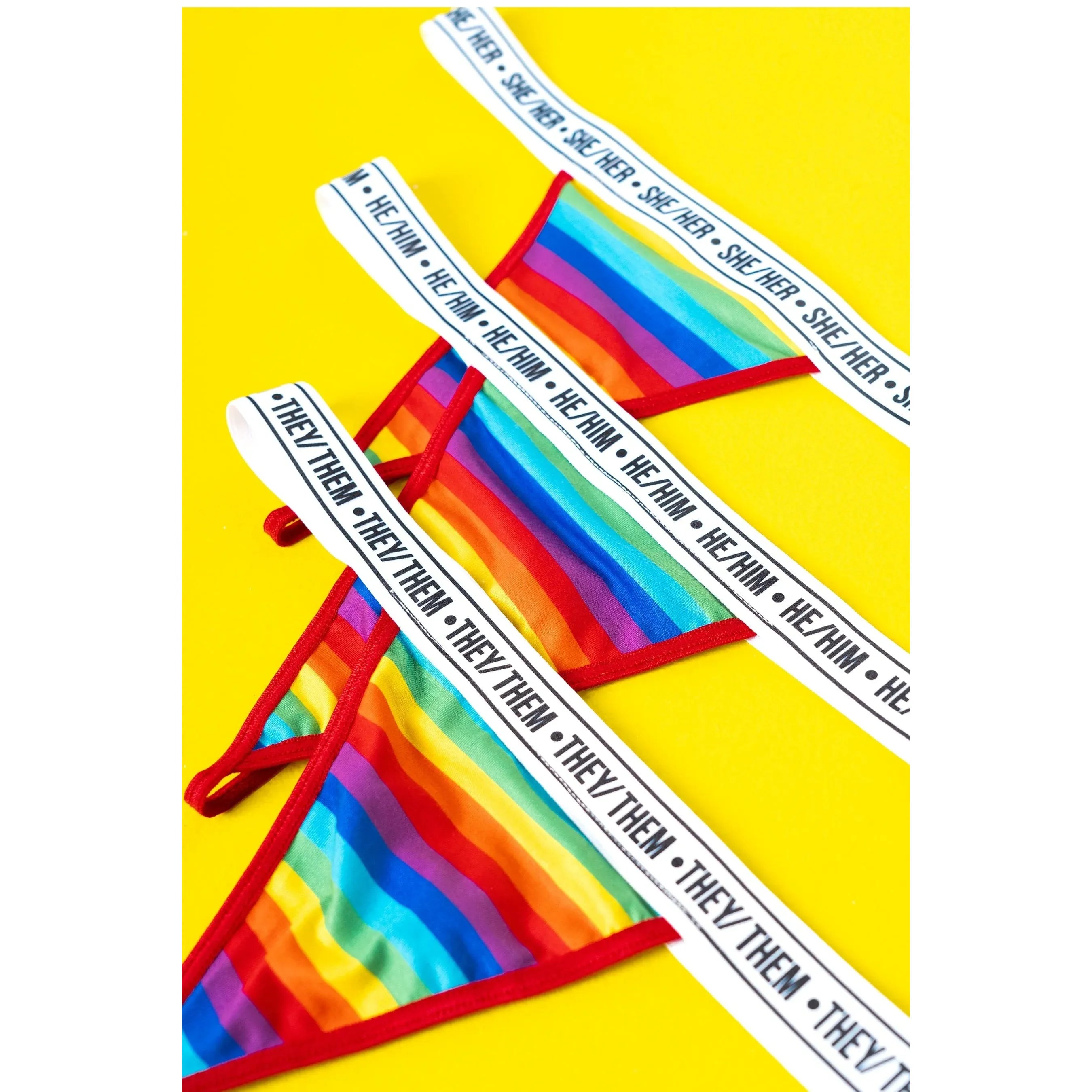 THONG RAINBOW THEY/THEM S/M