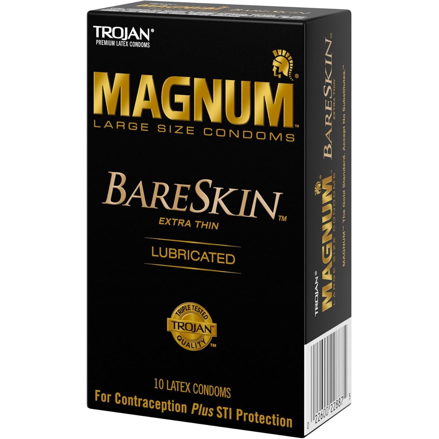 TROJAN MAGNUM BARESKIN 10ct