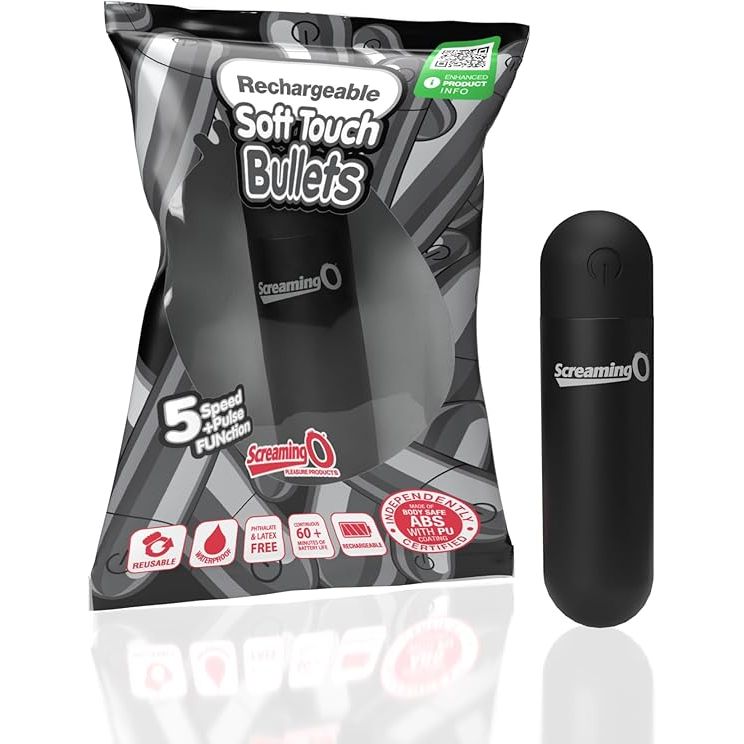 SCRMNG-O SFT TCH BLLT BLK RCH