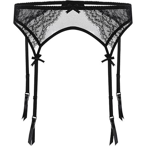STOCKING LACE GARTERBELT SET