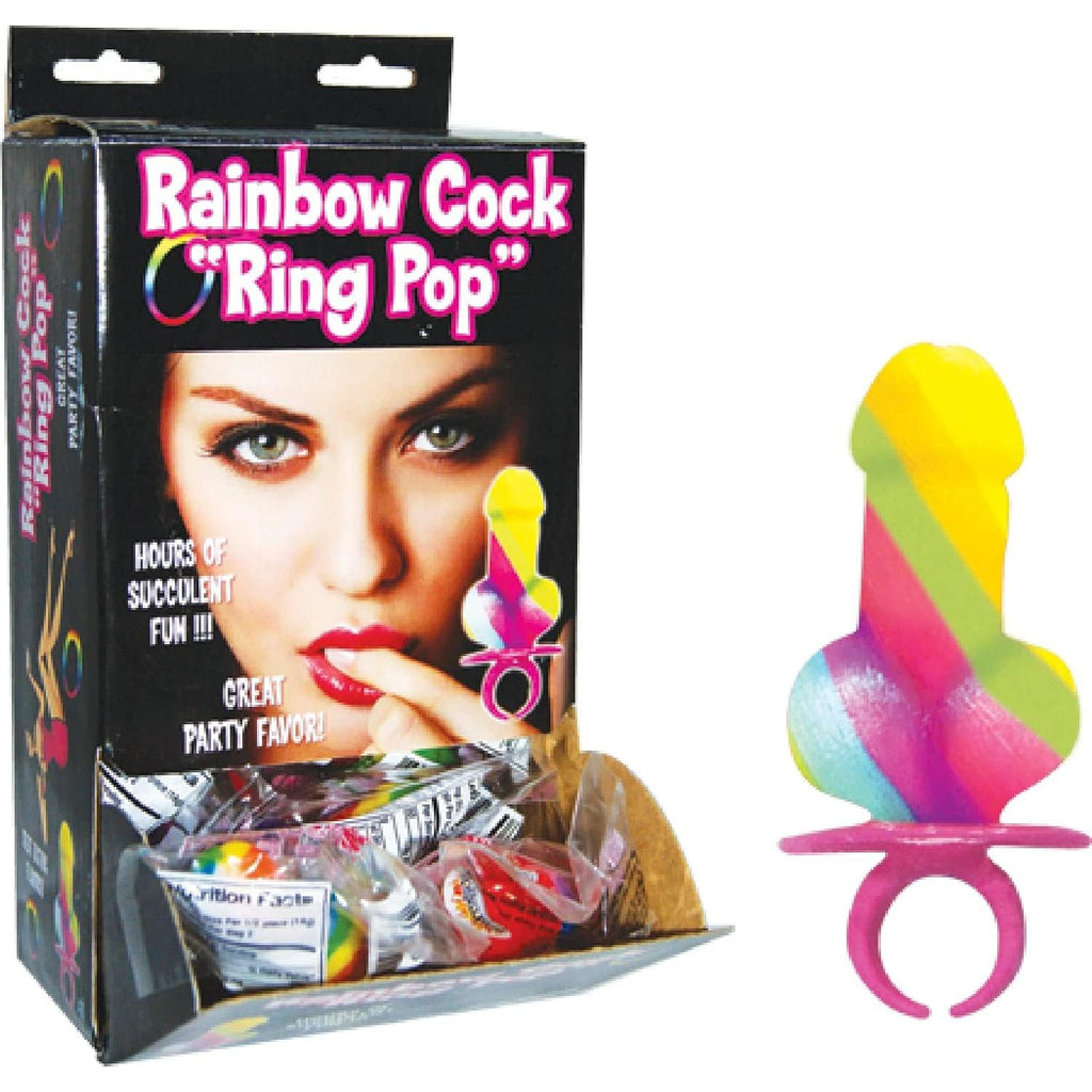 RAINBOW RING POP DISPLAY (12)