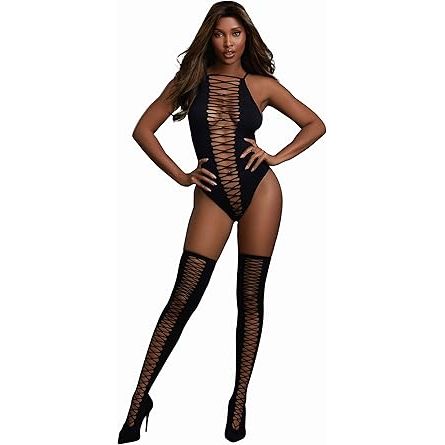 SEAMLESS HALTER TEDDY QN