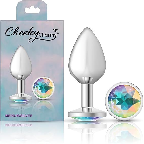 ROUND PLUG SM CLEAR SILVER