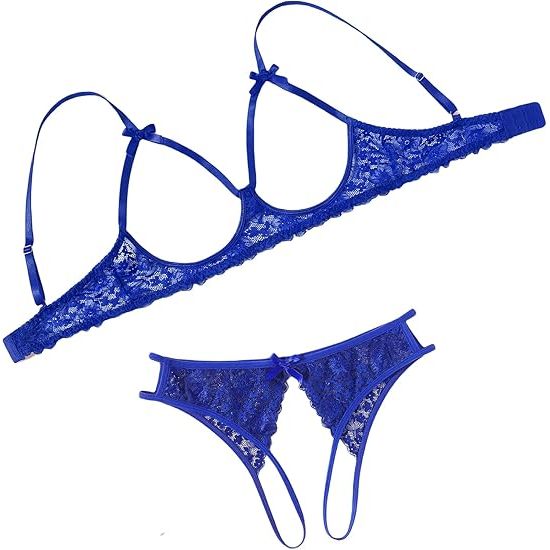 STRETCH PEEKABOO SET BLUE