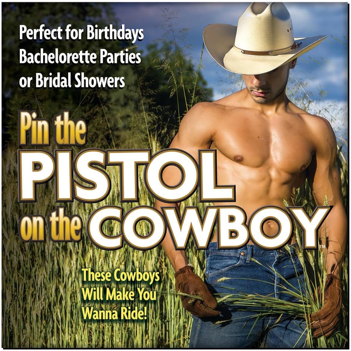PIN THE PISTOL ON THE COWBOY