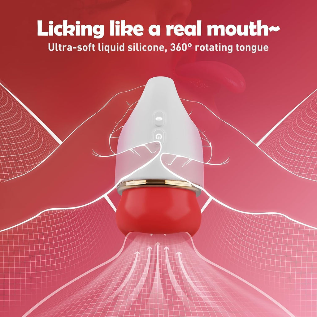 BIG LIPS SUCTION/LICKING RED