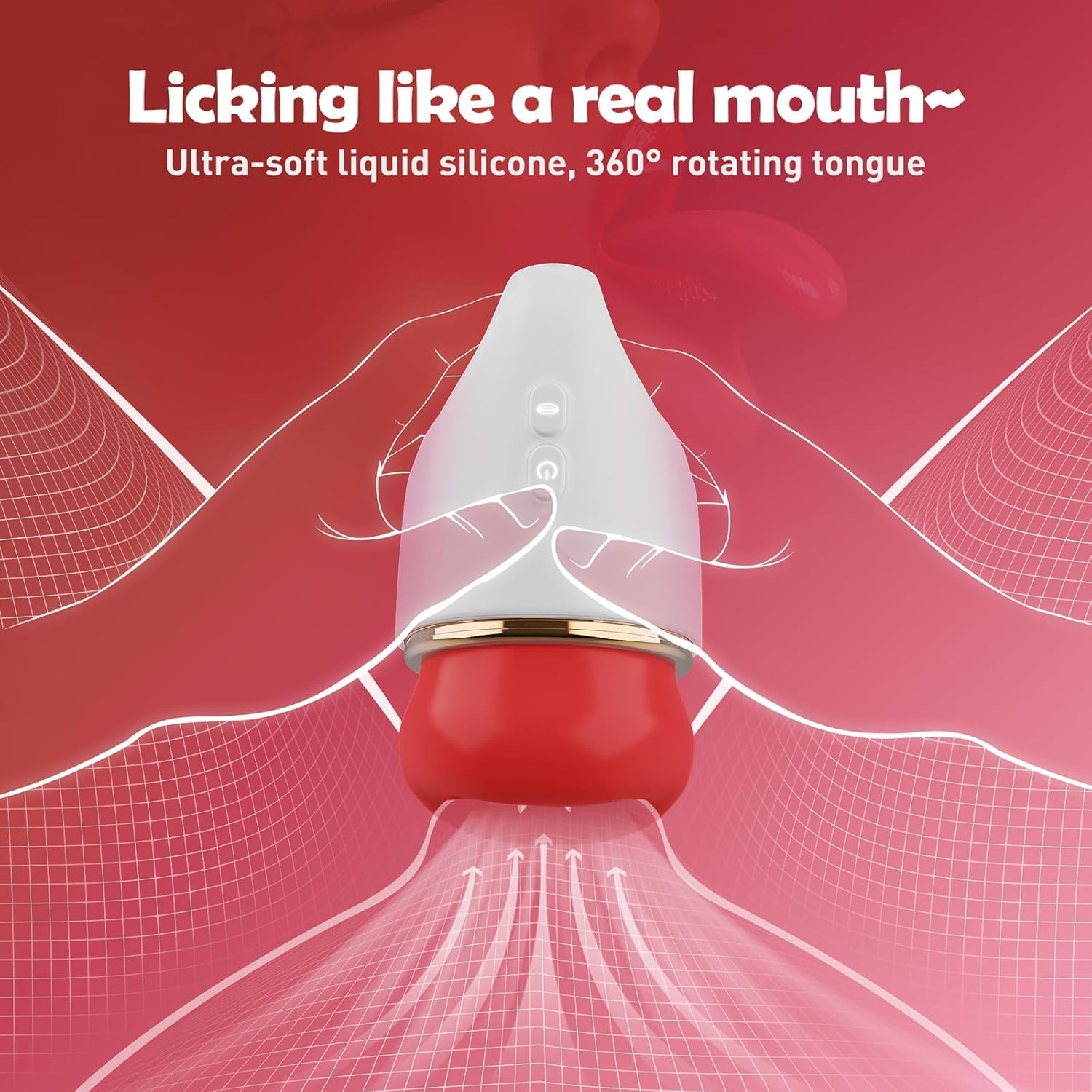 BIG LIPS SUCTION/LICKING RED