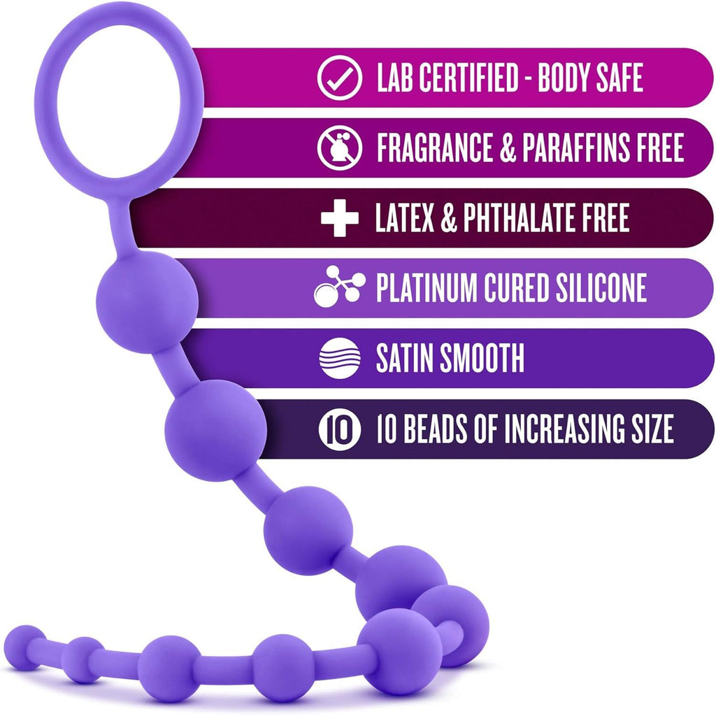 SILICONE 10 ANAL BEADS