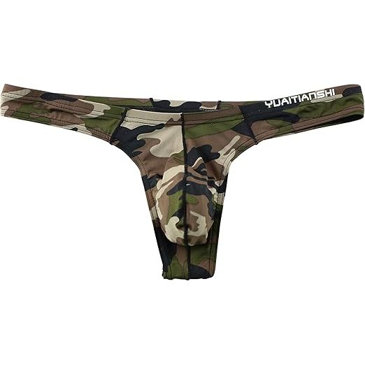 MEN'S MESH CAMO THONG LG