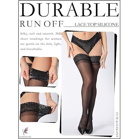 THIGH HIGH SHEER BLACK