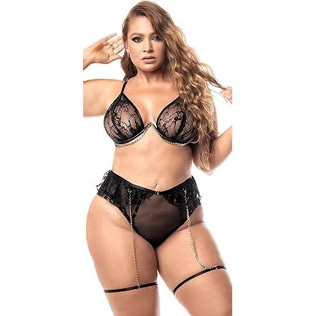 THREE PIECE GRTR SET 2X-3X BLK