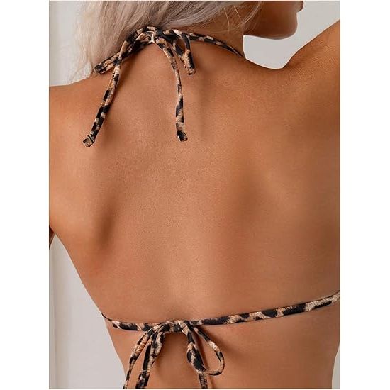 2 PC SWIMWEAR CHEETAH SET