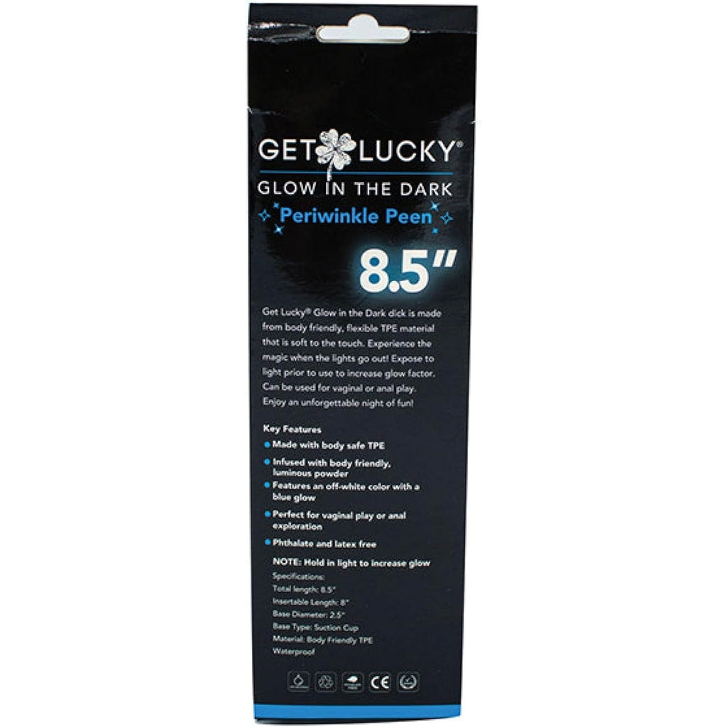 GET LUCKY 8.5" GLOW PERIWNKL