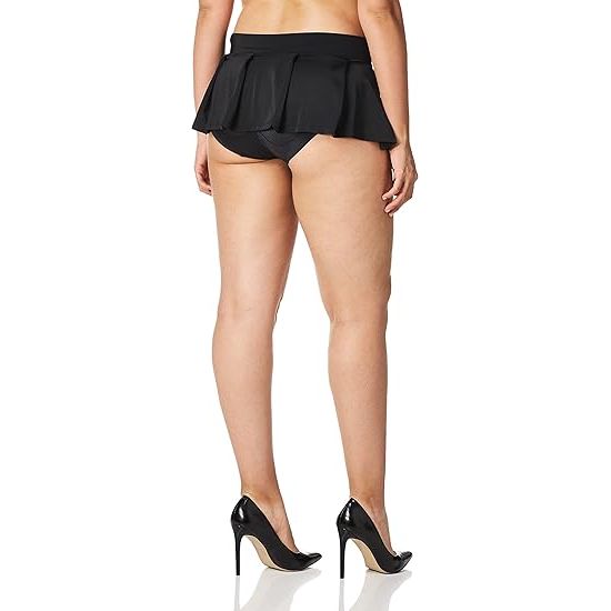 PLEATED SKIRT BLK M/L