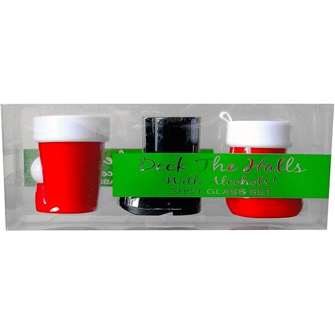 DECK THE HALL SHOT GLASS