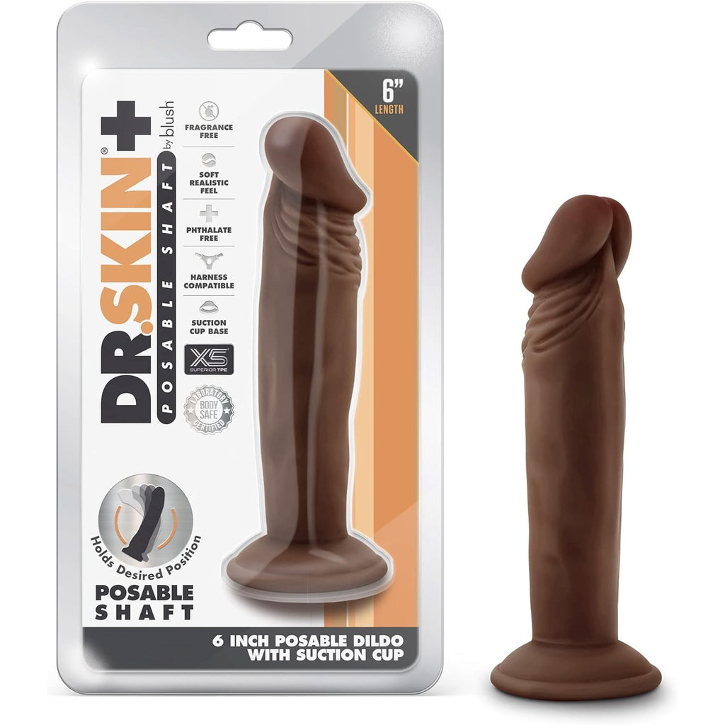 DR. SKIN PLUS 6" CHOC POSABLE