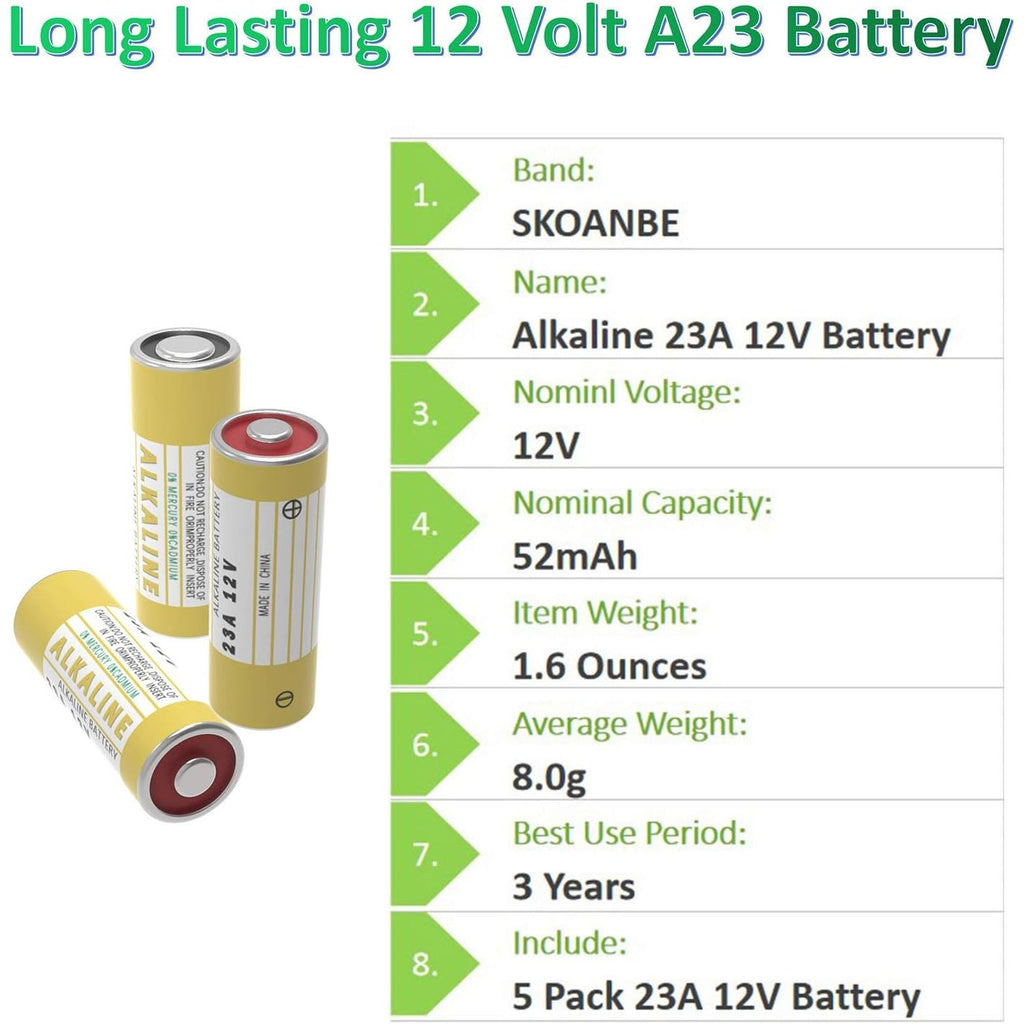 BATTERY 12V (5PER STRIP) L1028