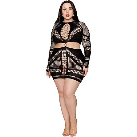 CHEMISE BLACK QUEEN