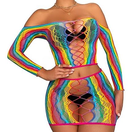 VIVACE 2pc SET RAINBOW O/S