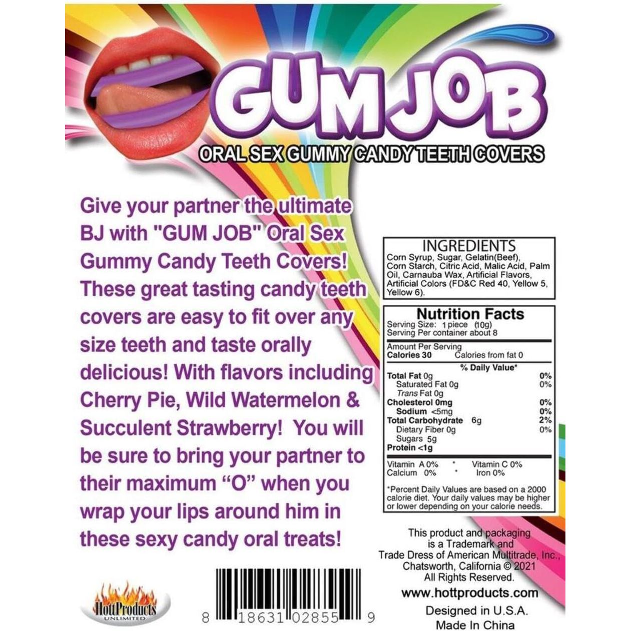 GUM JOB ORAL SEX CANDY COVERS