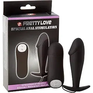 PRETTY LOVE BLK PENIS PLUG VB
