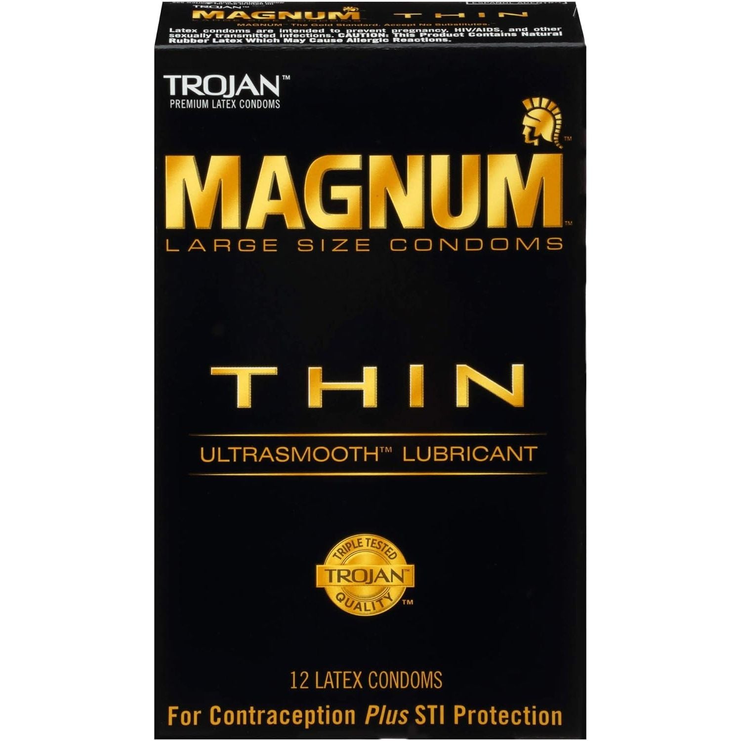 TROJAN MAGNUM THIN 12pk