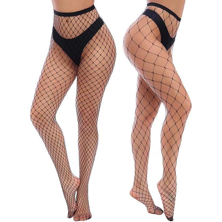 FENCE NET PANTYHOSE BLK