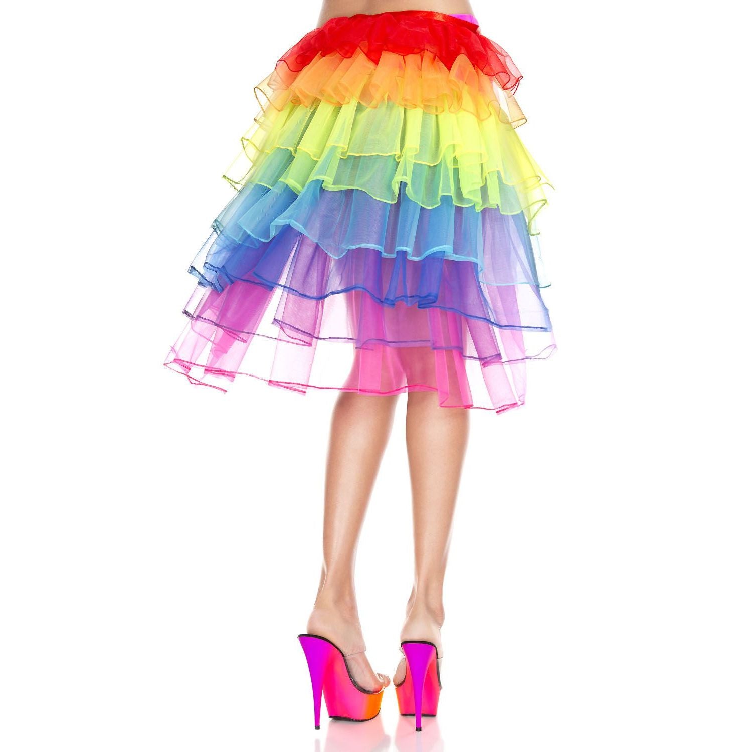 RAINBOW LONG BACK TULLE