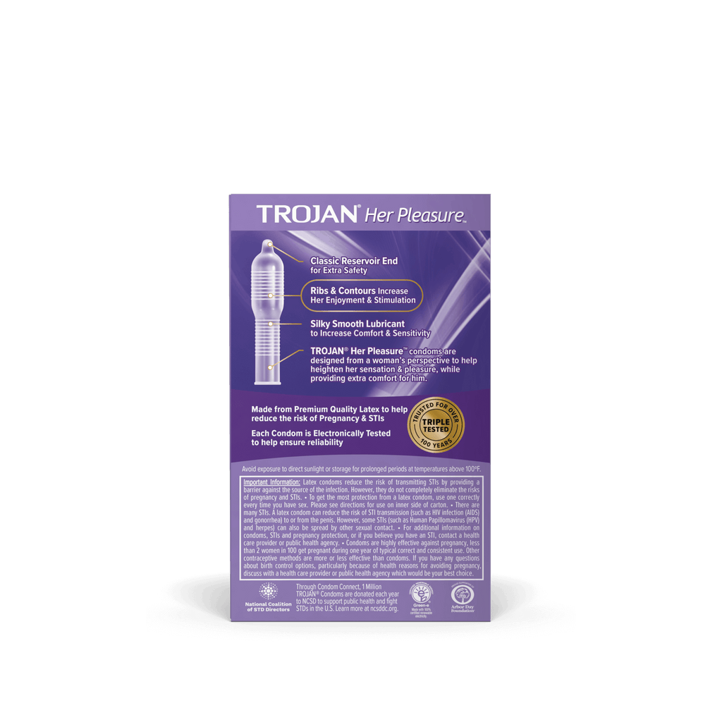 TROJAN HER PLEASURE 3 pk