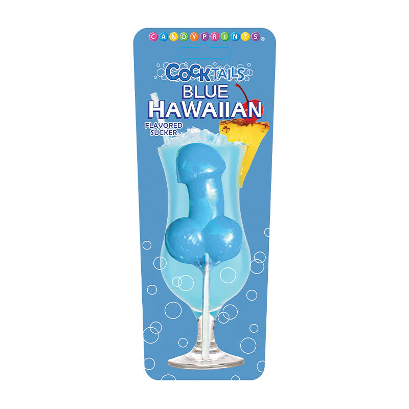 BLUE HAWAIIAN COCKTAIL SUCKER