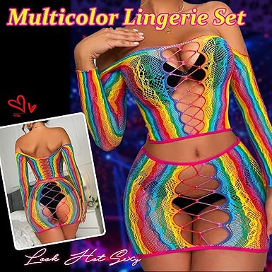 VIVACE 2pc SET RAINBOW O/S