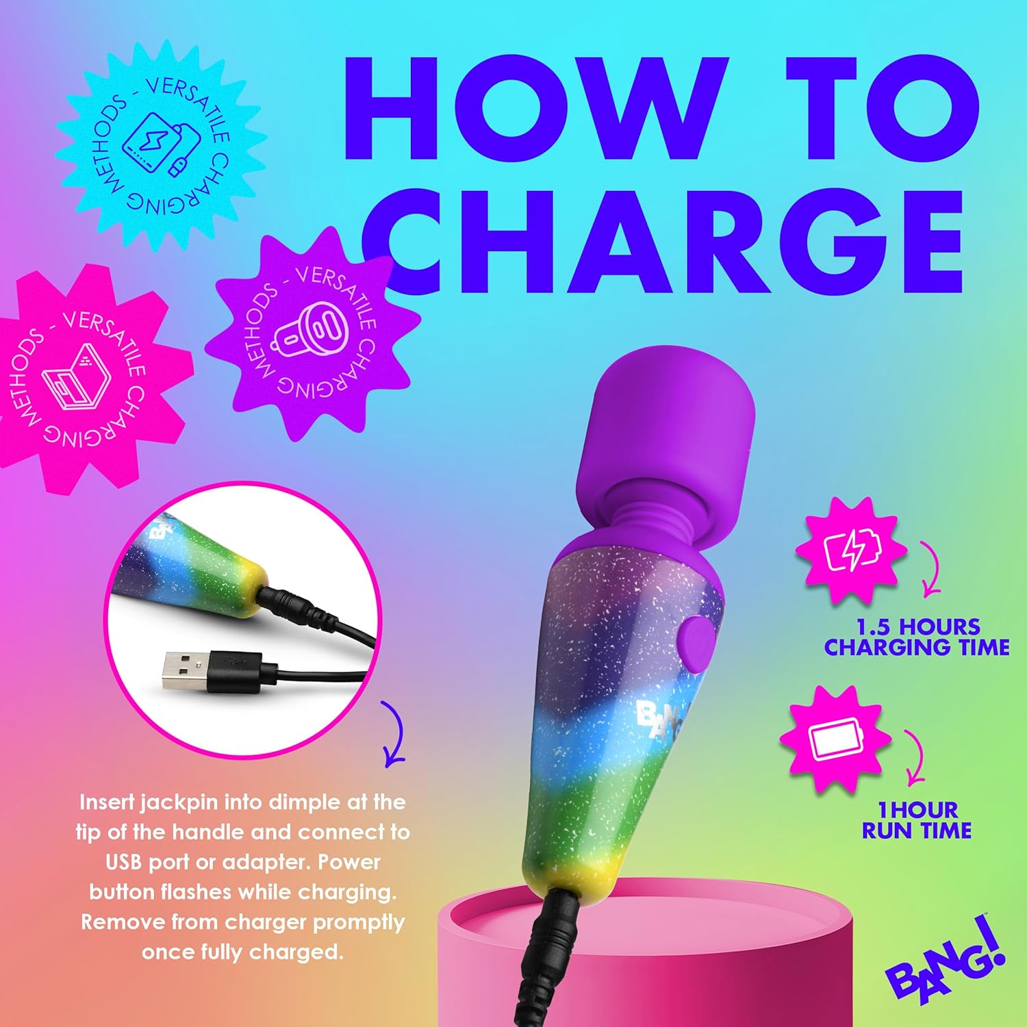 BANG! RAINBOW MINI WAND