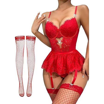 SLV LSS HRT HOISERY TDY RED OS