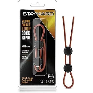 STAY HARD DBL LOOP C-RING BLUE