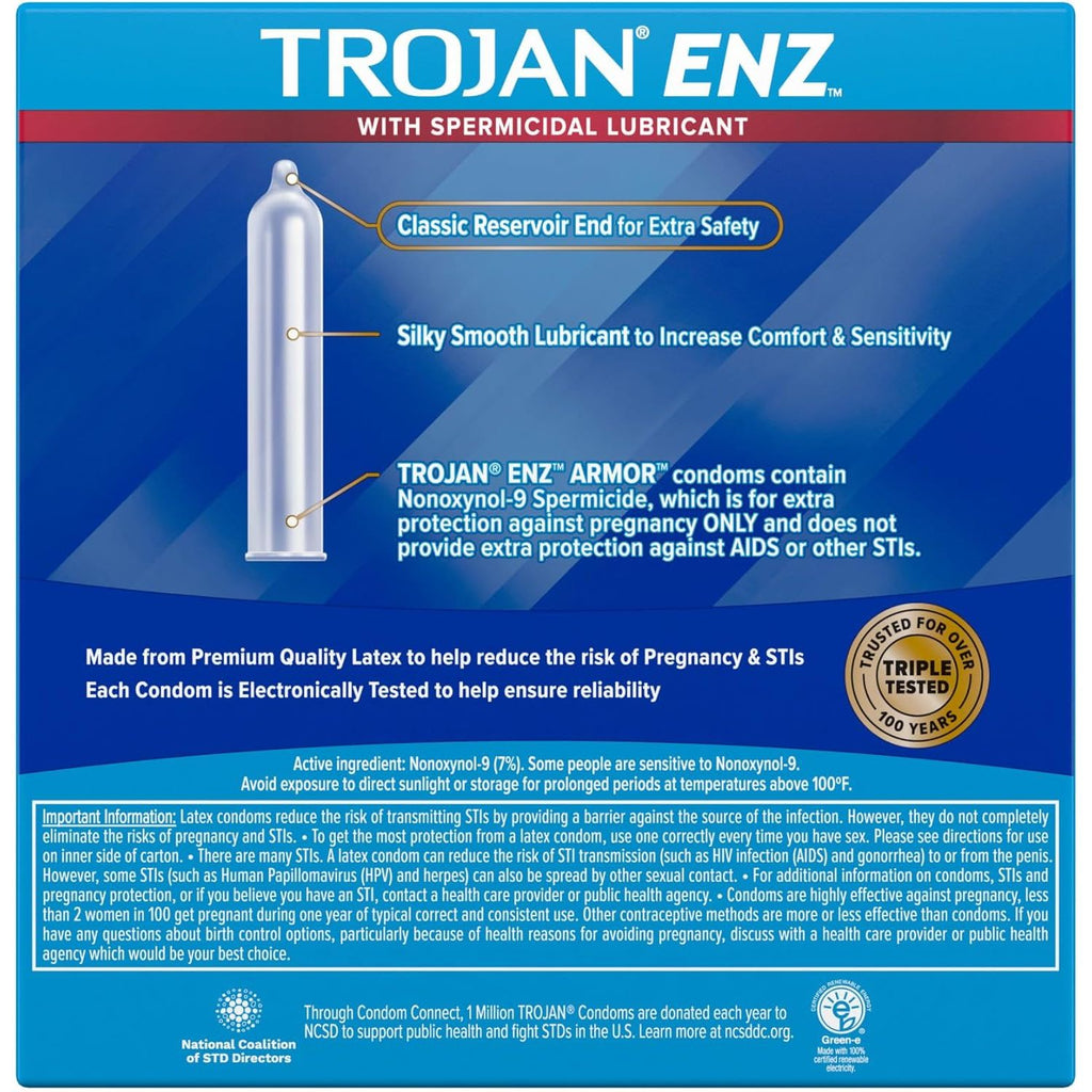 TROJAN-ENZ SPERMICIDAL
