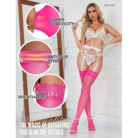 THIGH HIGH HOT PNK