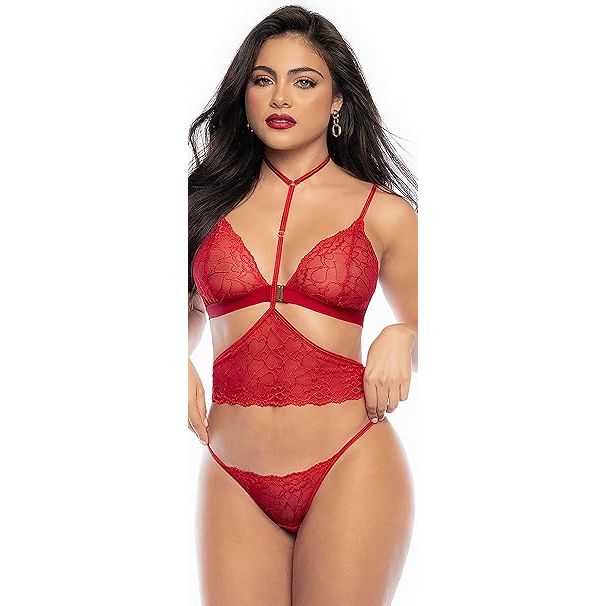 3 PIECE SET RED L/XL