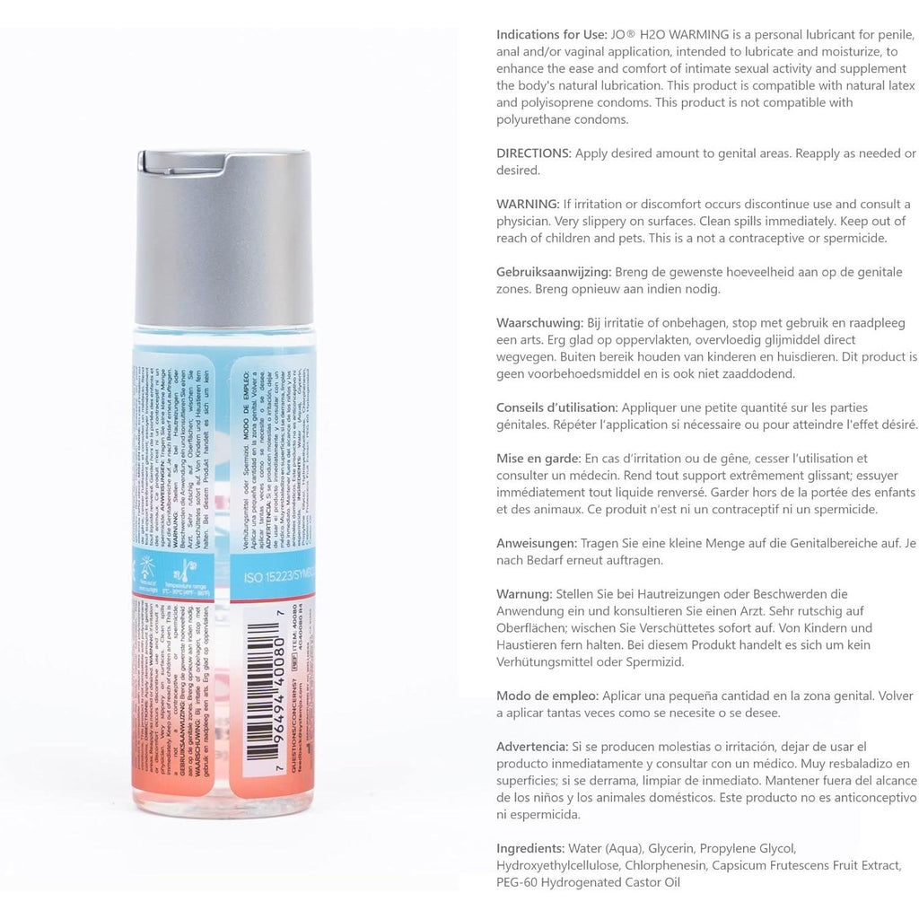 SYSTEM JO H20 WARMING 2 OZ