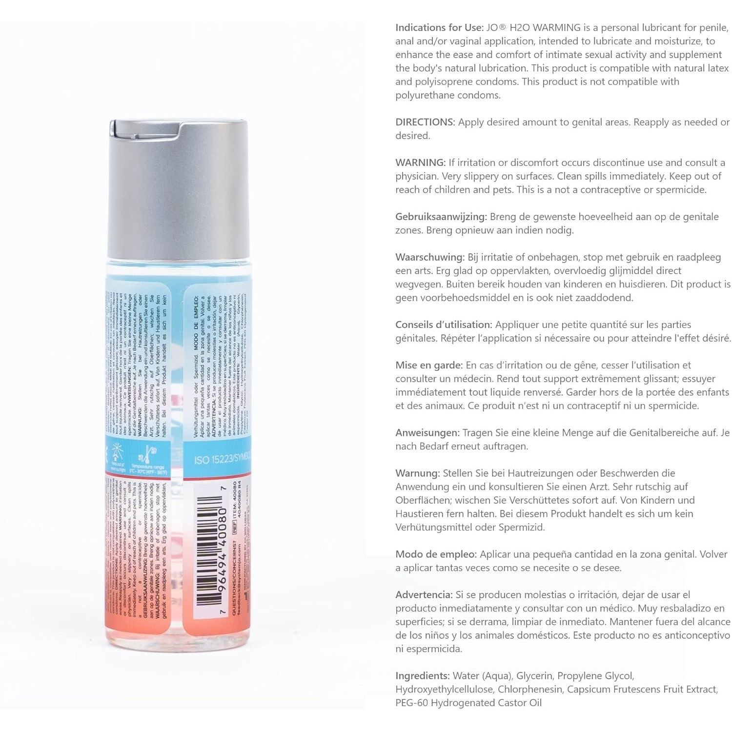 SYSTEM JO H20 WARMING 2 OZ
