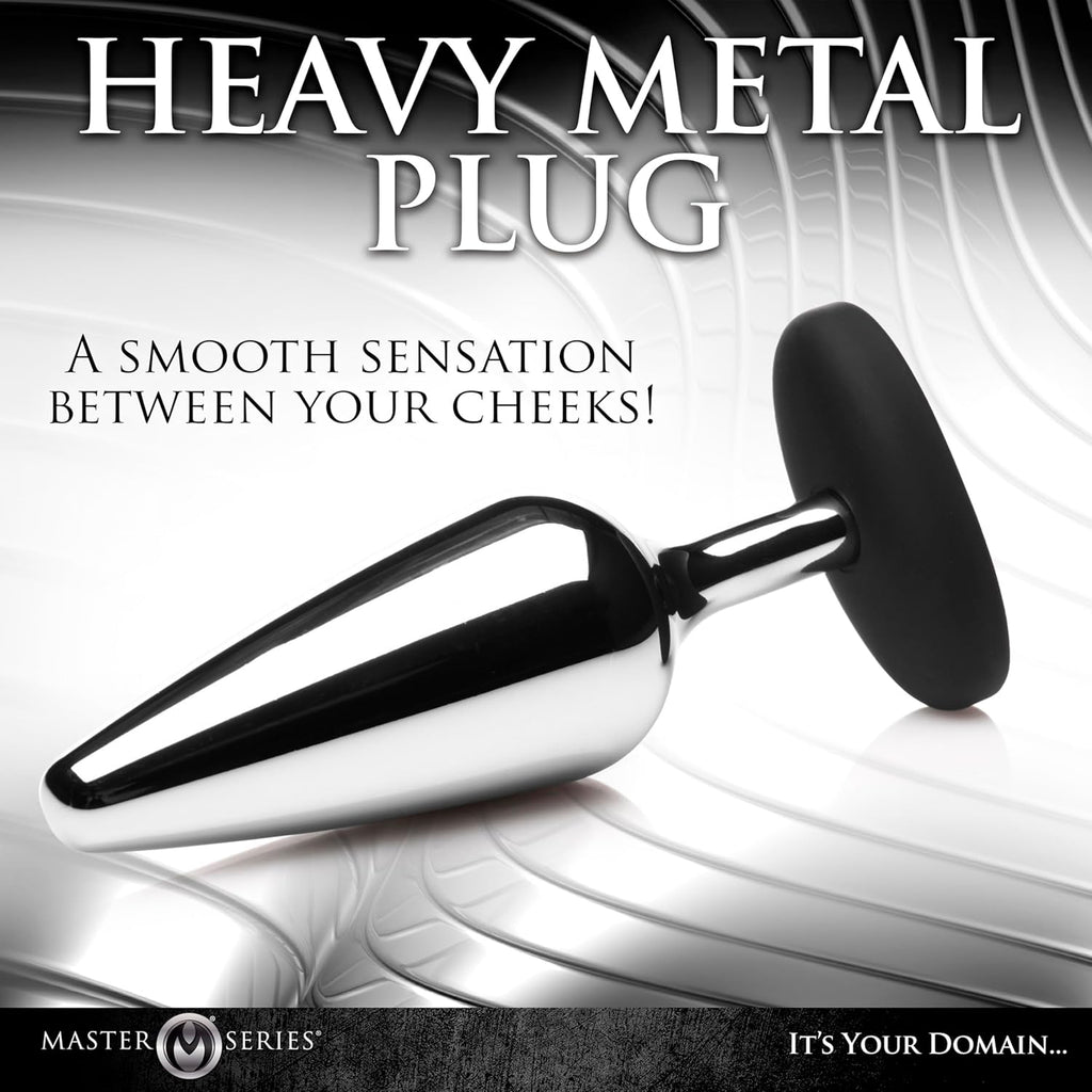 BUTT SLUT MTL/SLCN PLUG