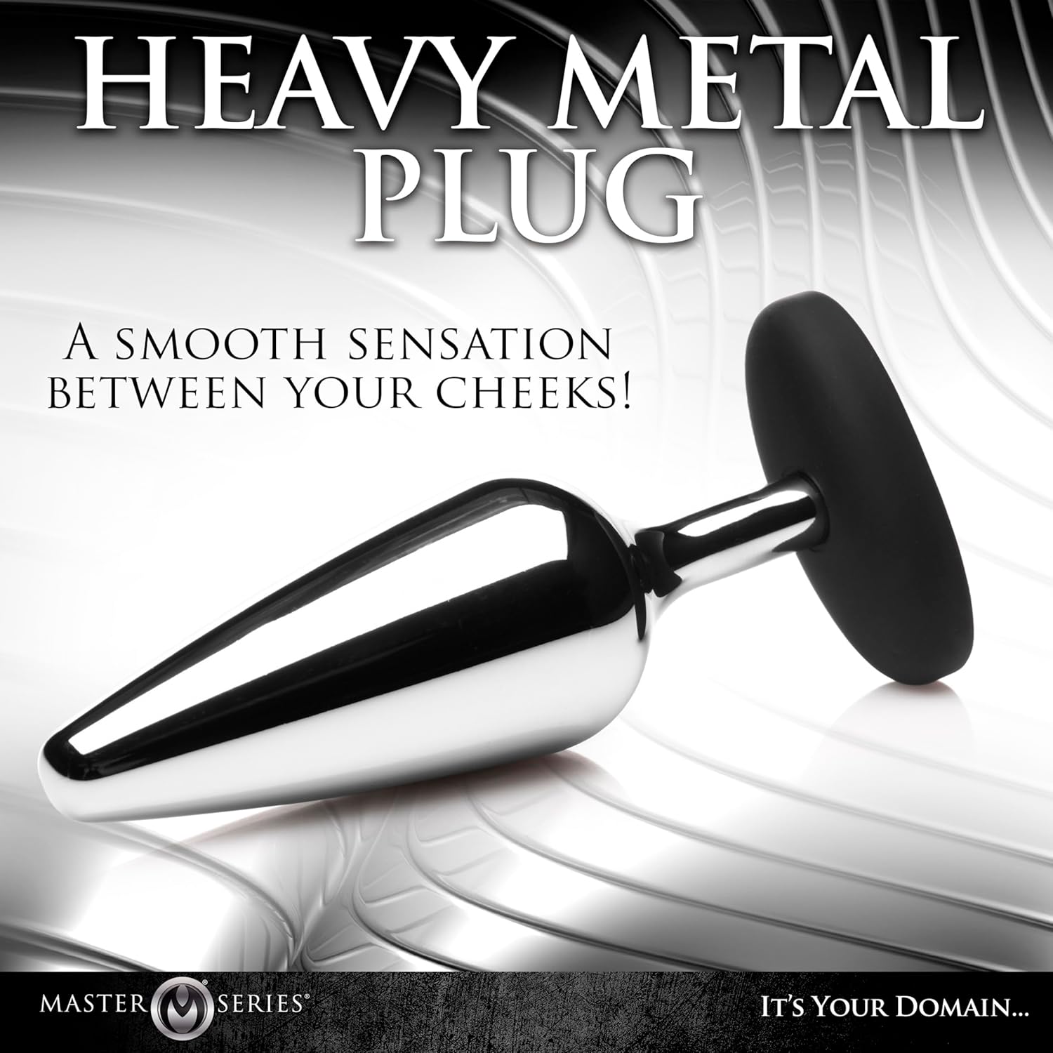 BUTT SLUT MTL/SLCN PLUG