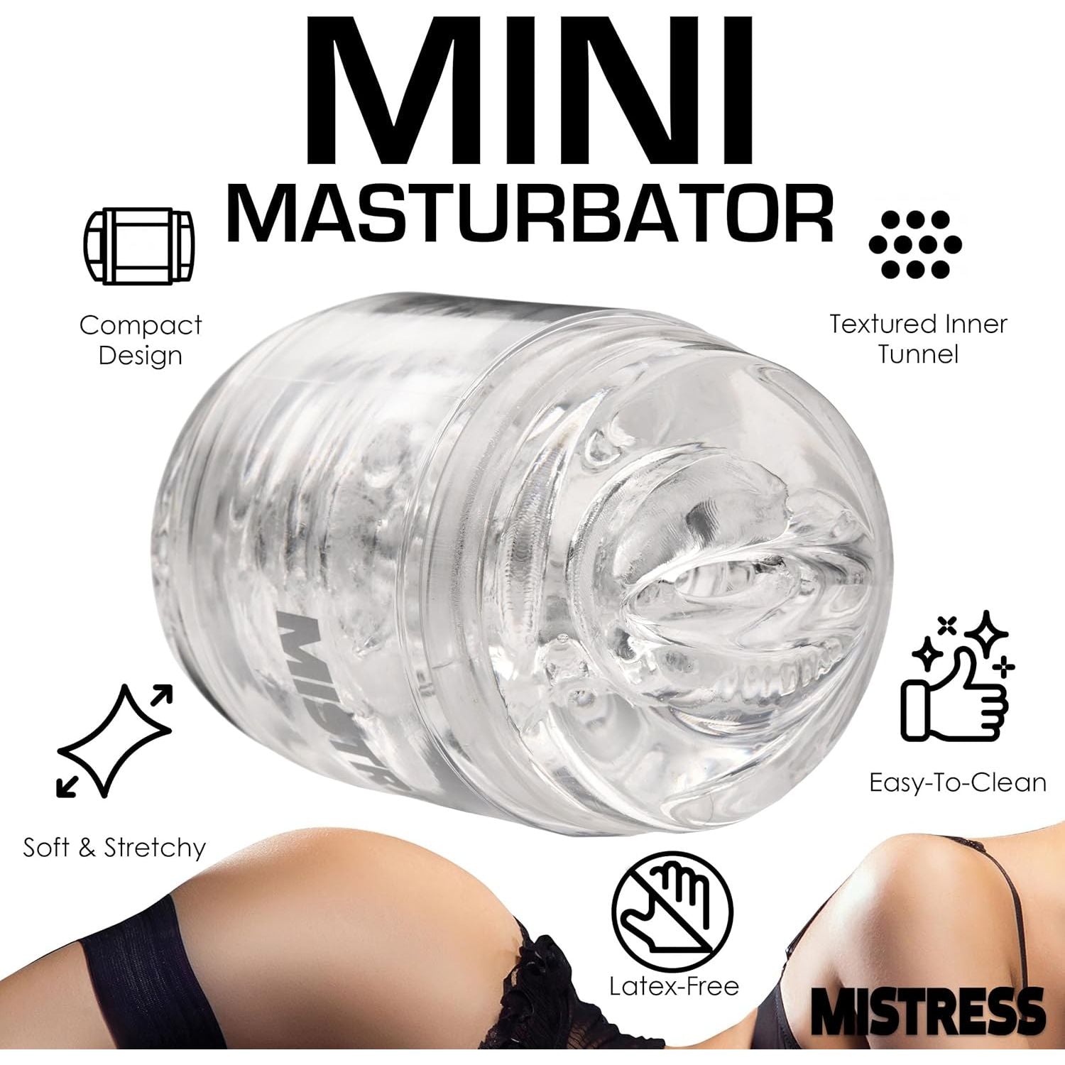 MISTRESS DBL SHOT MINI CLEAR
