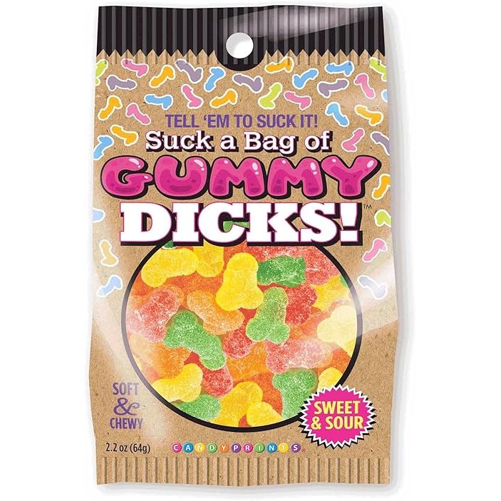 SUCK A BAG OF GUMMY DICKS 4oz