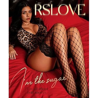 THIGH HIGH STOCKINGS FISHNET BLACK