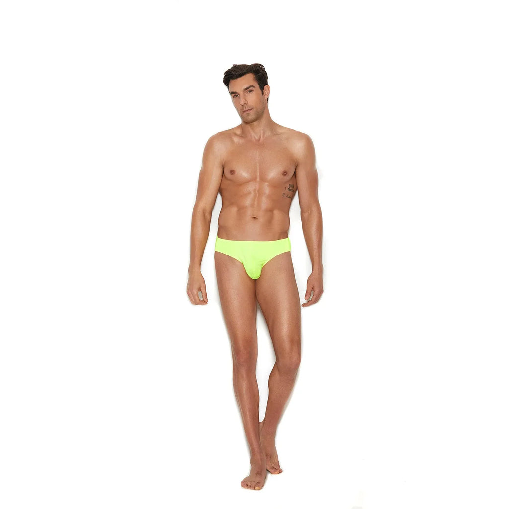 MEN'S THNG BCK BRIEF L/XL GRN