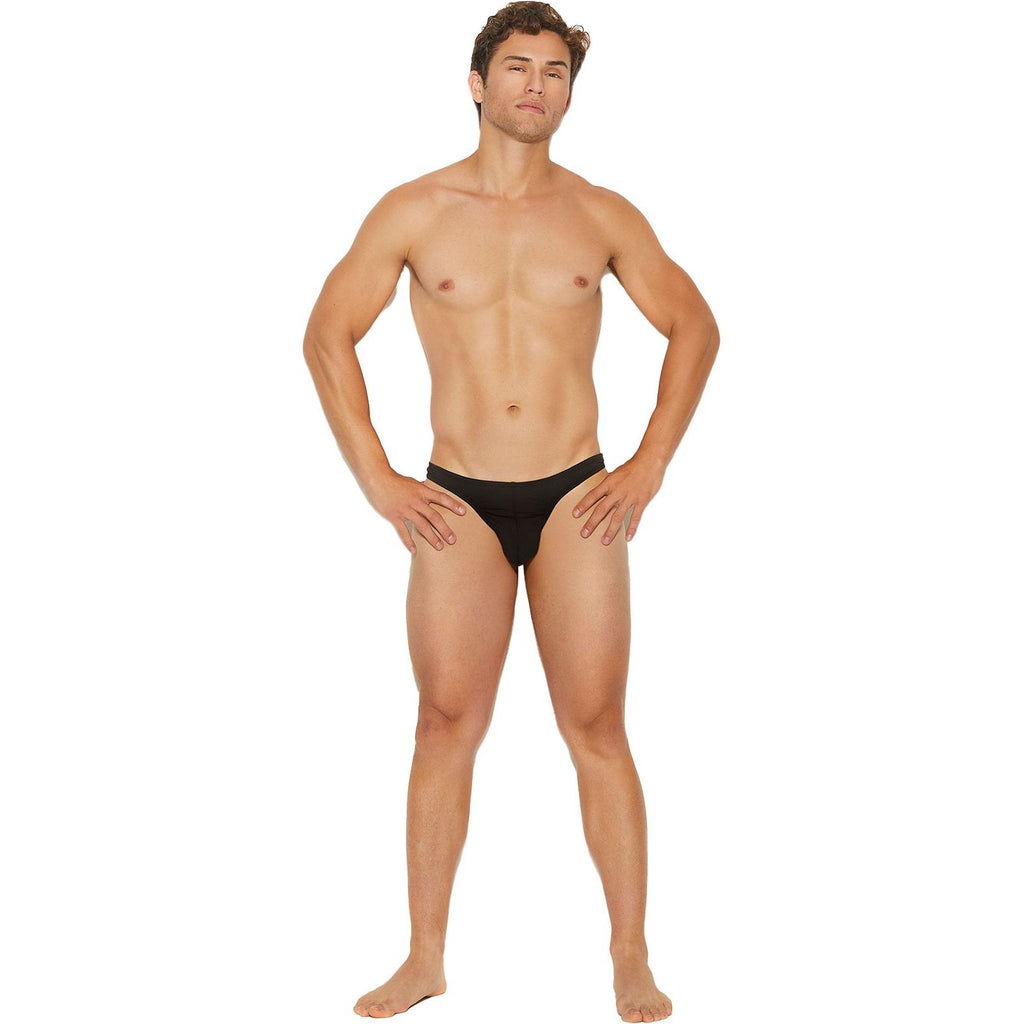 MEN'S MICRO MINI THNG BLK L/XL