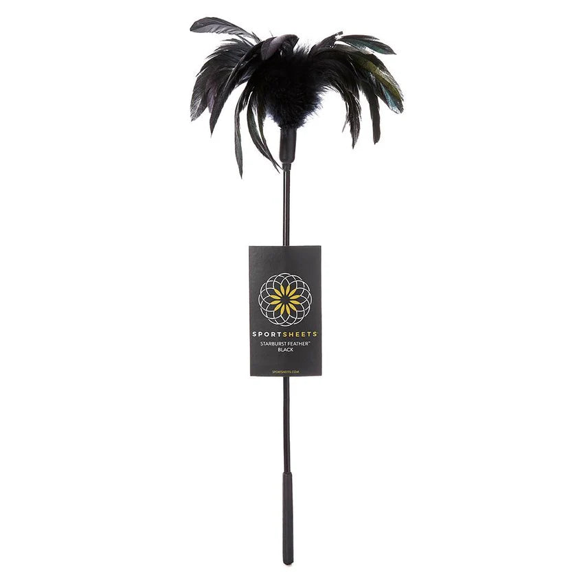 RUBBER ANGEL HAIR TICKLERS BLACK