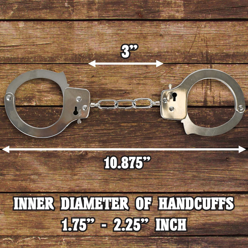 METAL HAND CUFFS-SILVER