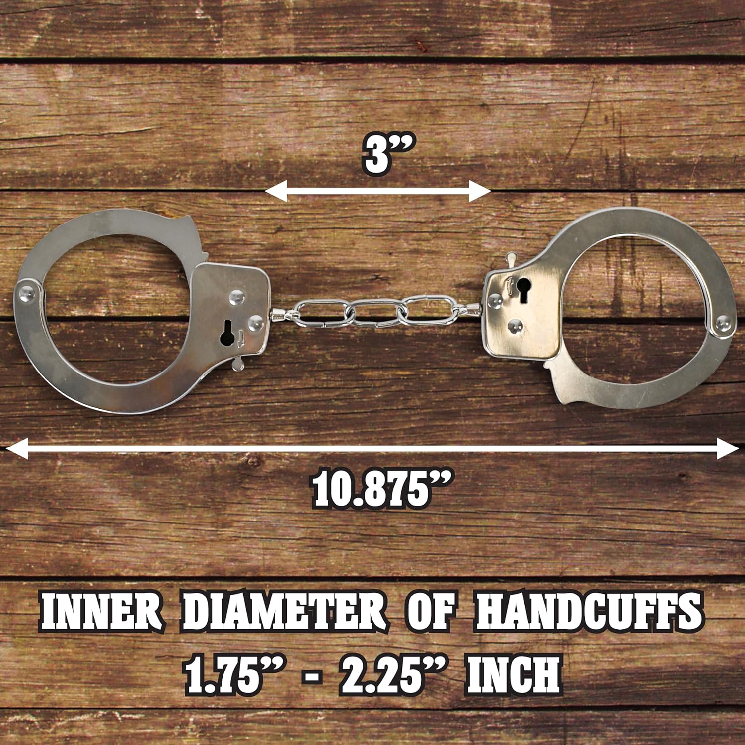 METAL HAND CUFFS-SILVER