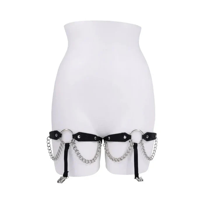 CHAIN LACE GARTERS